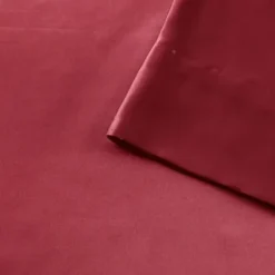 Bed Sheets-Kirkland's Home Satin Standard 2-Pc. Pillow Case Set Red