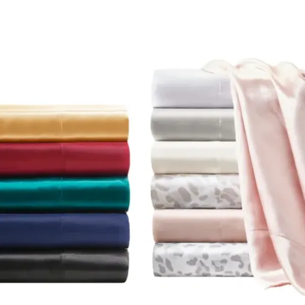 Bed Sheets-Kirkland's Home Satin Standard 2-Pc. Pillow Case Set Red