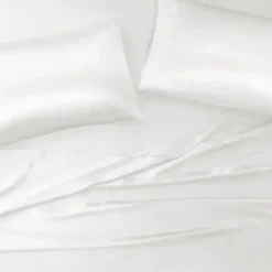 Bed Sheets-Kirkland's Home Satin Standard 2-Pc. Pillow Case Set White