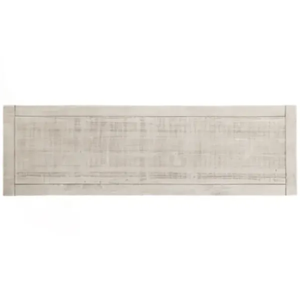 Entryway Furniture-Kirkland's Home Savannah Cream Distressed Cabinet Ivory