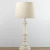 Table Lamps-Kirkland's Home Savannah Spindle Table Lamp Ivory