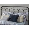 Beds & Headboards-Kirkland's Home Scalloped Metal Josie King Headboard Black