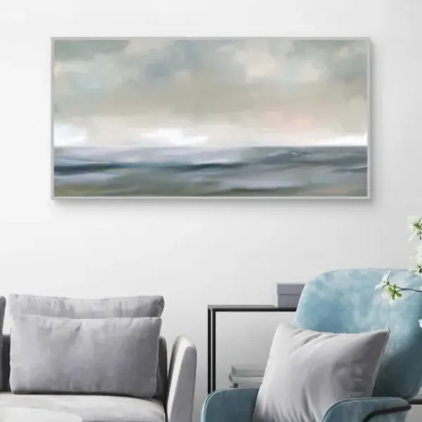 Canvas Art-Kirkland's Home Sea Dreams Framed Canvas Art Print Gray/Blue