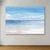 Canvas Art-Kirkland's Home Sea Landscape Iii Giclee Canvas Art Print Blue