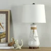 Table Lamps-Kirkland's Home Seaside Rope Tie Table Lamp White