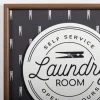 Wall Quotes & Signs-Kirkland's Home Self Service Laundry Wall Plaque Black