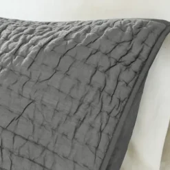 Bedspreads & Coverlets-Kirkland's Home Serene Quilted 3-Pc. King Coverlet Set Gray