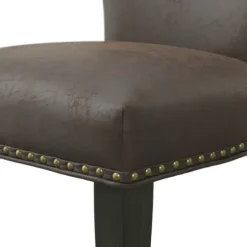 Dining Chairs-Kirkland's Home Sevana Faux Leather Dining Chairs, Set Of 2 Brown