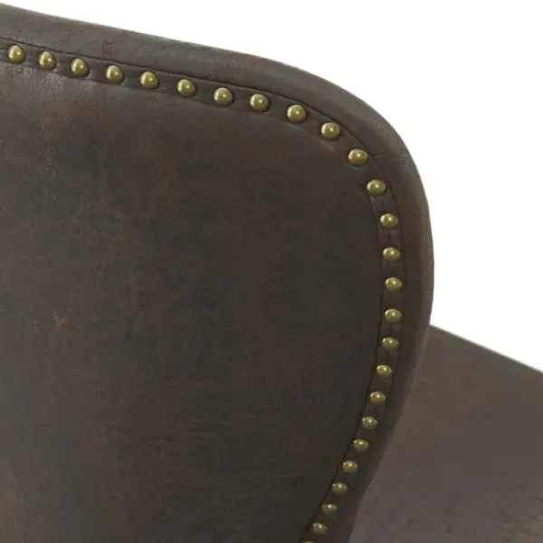 Dining Chairs-Kirkland's Home Sevana Faux Leather Dining Chairs, Set Of 2 Brown