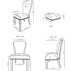 Dining Chairs-Kirkland's Home Sevana Faux Leather Dining Chairs, Set Of 2 Brown
