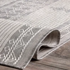 Outdoor Rugs-Kirkland's Home Shading Sisal Outdoor Area Rug, 5X8 Tan