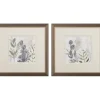 Framed Art-Kirkland's Home Shadow Woods Framed Art Prints, Set Of 2 Gray/Ivory