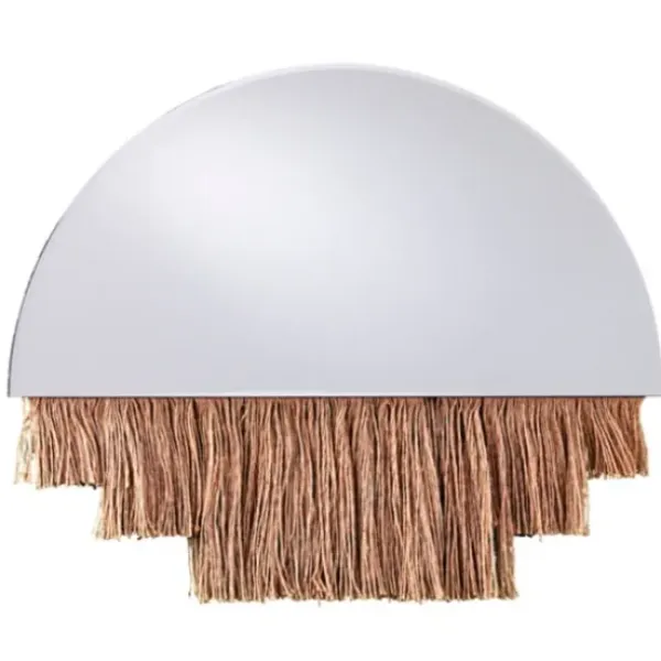 Decorative Mirrors-Kirkland's Home Shaw Fringe Half Circle Wall Mirror