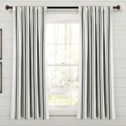 Curtains & Drapes-Kirkland's Home Sheer Botanical Curtain Panel Set, 84 In. White