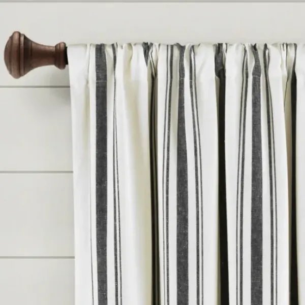 Curtains & Drapes-Kirkland's Home Sheer Botanical Curtain Panel Set, 84 In. White