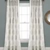 Curtains & Drapes-Kirkland's Home Sheer Grommet Curtain Panel Set, 84 In. White