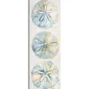 Canvas Art-Kirkland's Home Shell Panel Ii Giclee Canvas Art Print Blue/White