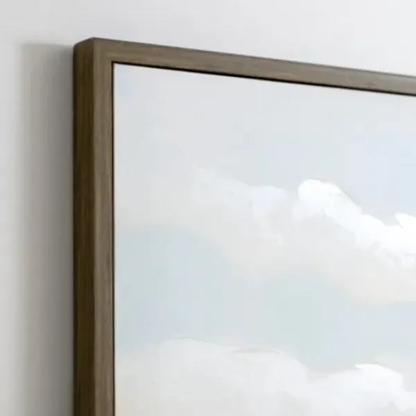 Framed Art-Kirkland's Home Shoreline I Framed Art Print Blue