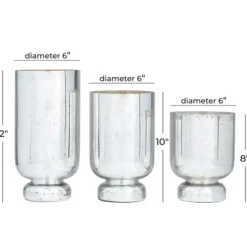 Candle Holders-Kirkland's Home Silver And Golden Goblet 3-Pc. Candle Holder Set Silver/Gold