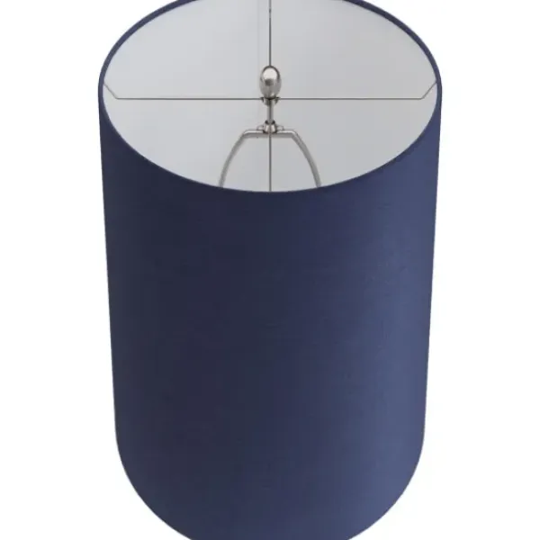Table Lamps-Kirkland's Home Silver And Tapered Table Lamps, Set Of 2 Blue