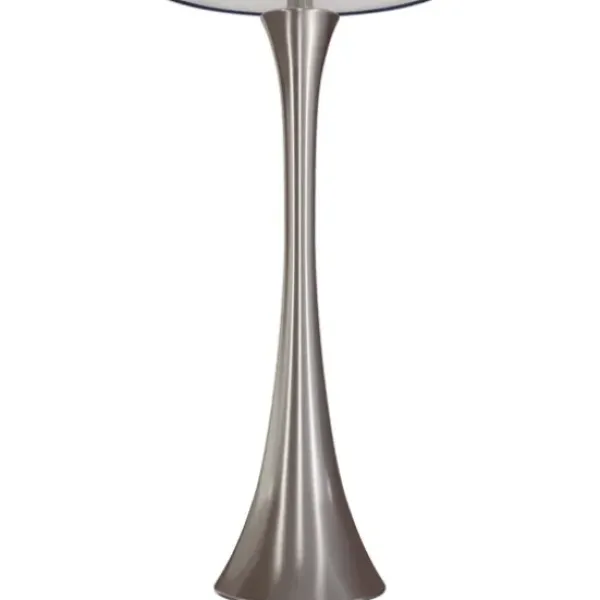 Table Lamps-Kirkland's Home Silver And Tapered Table Lamps, Set Of 2 Blue