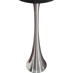 Table Lamps-Kirkland's Home Silver And Tapered Table Lamps, Set Of 2 Black