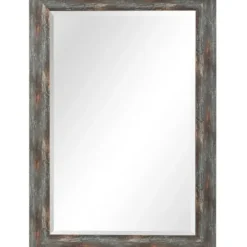 Framed Mirrors-Kirkland's Home Silver Burnished Framed Mirror