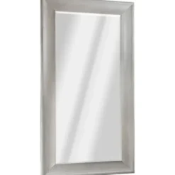 Decorative Mirrors-Kirkland's Home Silver Driftwood Beveled Leaner Mirror
