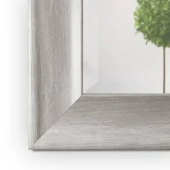 Decorative Mirrors-Kirkland's Home Silver Driftwood Beveled Leaner Mirror