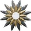 Decorative Mirrors-Kirkland's Home Silver Gold Starstruck Burst Metal Wall Mirror