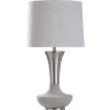 Table Lamps-Kirkland's Home Silver Magic Wish Table Lamp, 33 In. Silver/Gray
