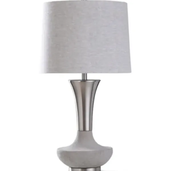 Table Lamps-Kirkland's Home Silver Magic Wish Table Lamp, 33 In. Silver/Gray