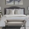 Benches & Ottomans-Kirkland's Home Silver Melinda Accent Bench Gray