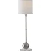 Buffet Lamps-Kirkland's Home Silver Metal Globe Buffet Lamp White