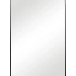 Framed Mirrors-Kirkland's Home Simple Frame Rectangle Wall Mirror Black