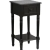 Nightstands-Kirkland's Home Simplify 1-Drawer Accent Table Black