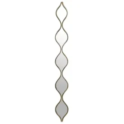 Decorative Mirrors-Kirkland's Home Single Silver Teardrop Panel Mirror, 6.25X58.75