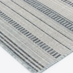 Outdoor Rugs-Kirkland's Home Sky Medallion Lava Indoor/Outdoor Area Rug, 7X9 Blue