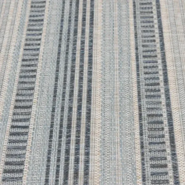 Outdoor Rugs-Kirkland's Home Sky Medallion Lava Indoor/Outdoor Area Rug, 7X9 Blue