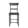 Bar Stools & Counter Height Stools-Kirkland's Home Slate Ladder Back Counter Stools, Set Of 2 Gray