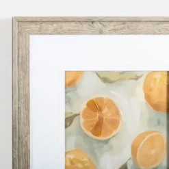 Framed Art-Kirkland's Home Slice It Citrus Ii Framed Art Print Yellow/White