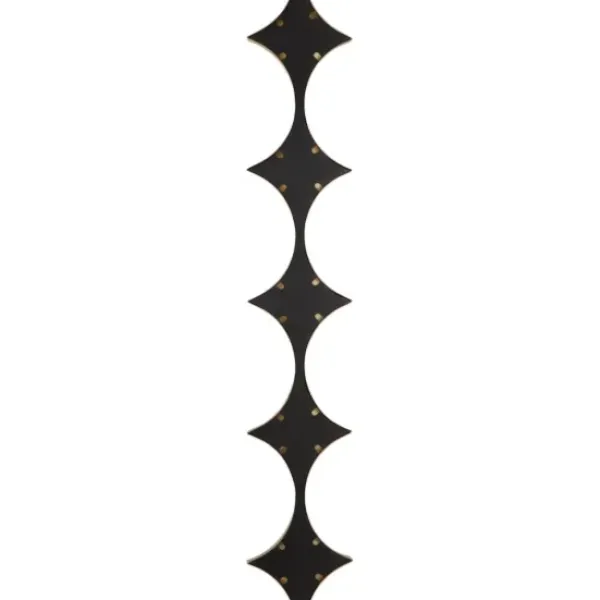 Decorative Mirrors-Kirkland's Home Slim Stacked Diamonds Wall Mirror Gold