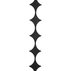Decorative Mirrors-Kirkland's Home Slim Stacked Diamonds Wall Mirror Black