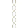 Decorative Mirrors-Kirkland's Home Slim Stacked Hexagons Wall Mirror Gold