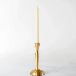 Candle Holders-Kirkland's Home Slim Taper Candle Holder, 8 In. Gold