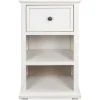 Accent & End Tables-Kirkland's Home Slim Wooden 2-Shelf Side Table White