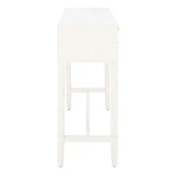 Entryway Furniture-Kirkland's Home Sloane Four-Drawer Console Table White