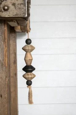 Decorative Accents-Kirkland's Home Small Rustic Barn Wood Wine Bottle Holder Brown