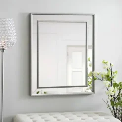 Decorative Mirrors-Kirkland's Home Small Silver Luxe Mirror, 29.5X35.5 In.