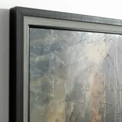 Framed Art-Kirkland's Home Smoke & Mirrors Abstract Framed Art Print Black/Tan/Gray